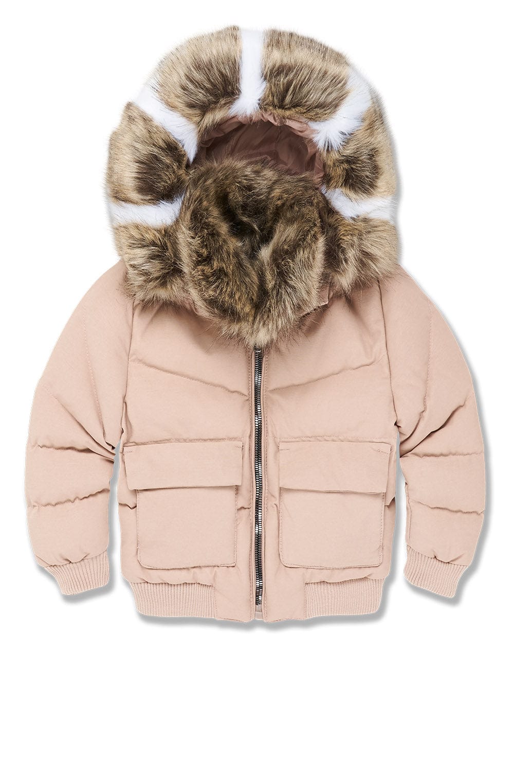 JC Kids Kids Hollis Bomber Jacket (Dusty Rose) 2 / Dusty Rose