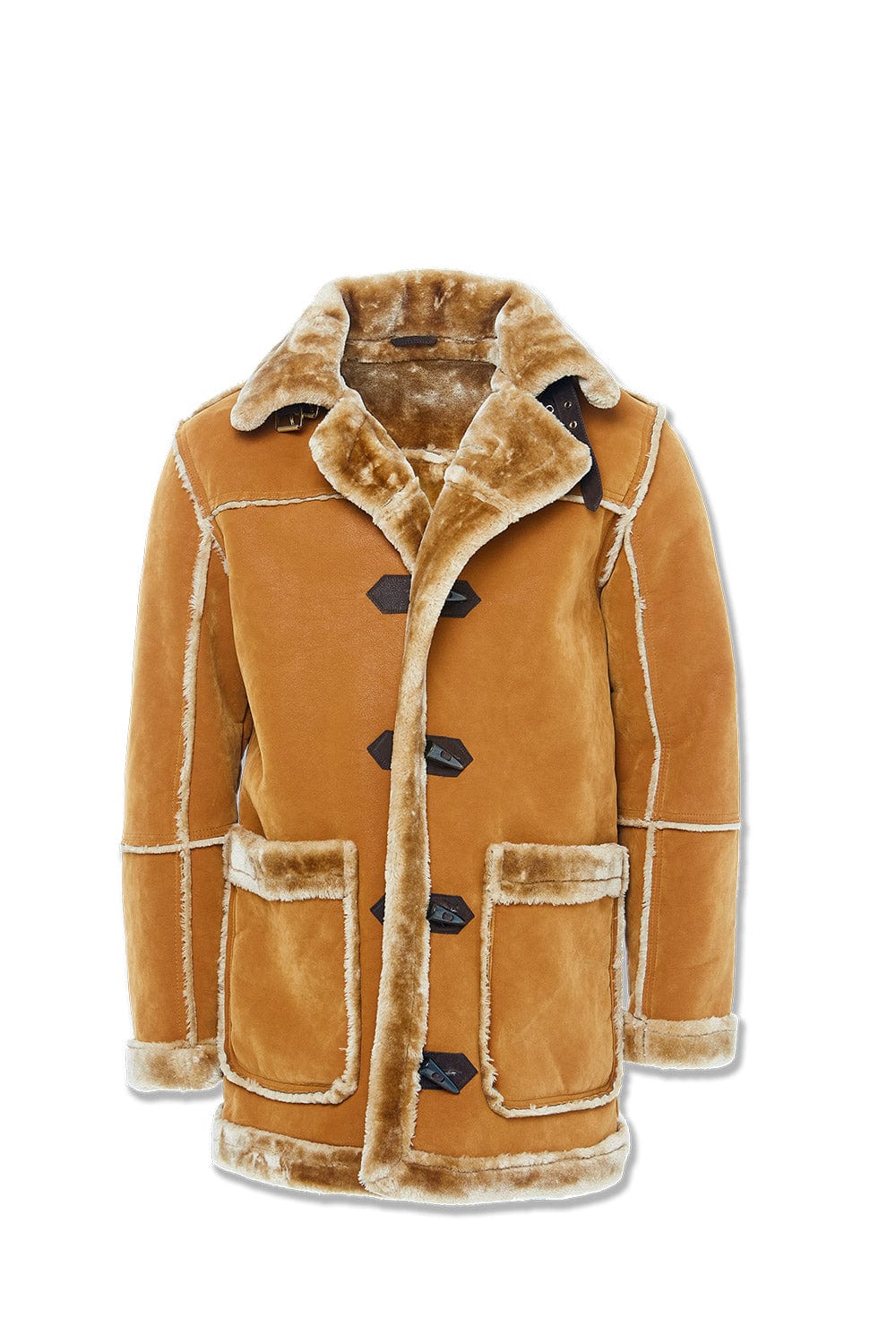 JC Big Men Big Men's Denali Shearling Jacket (Cognac)