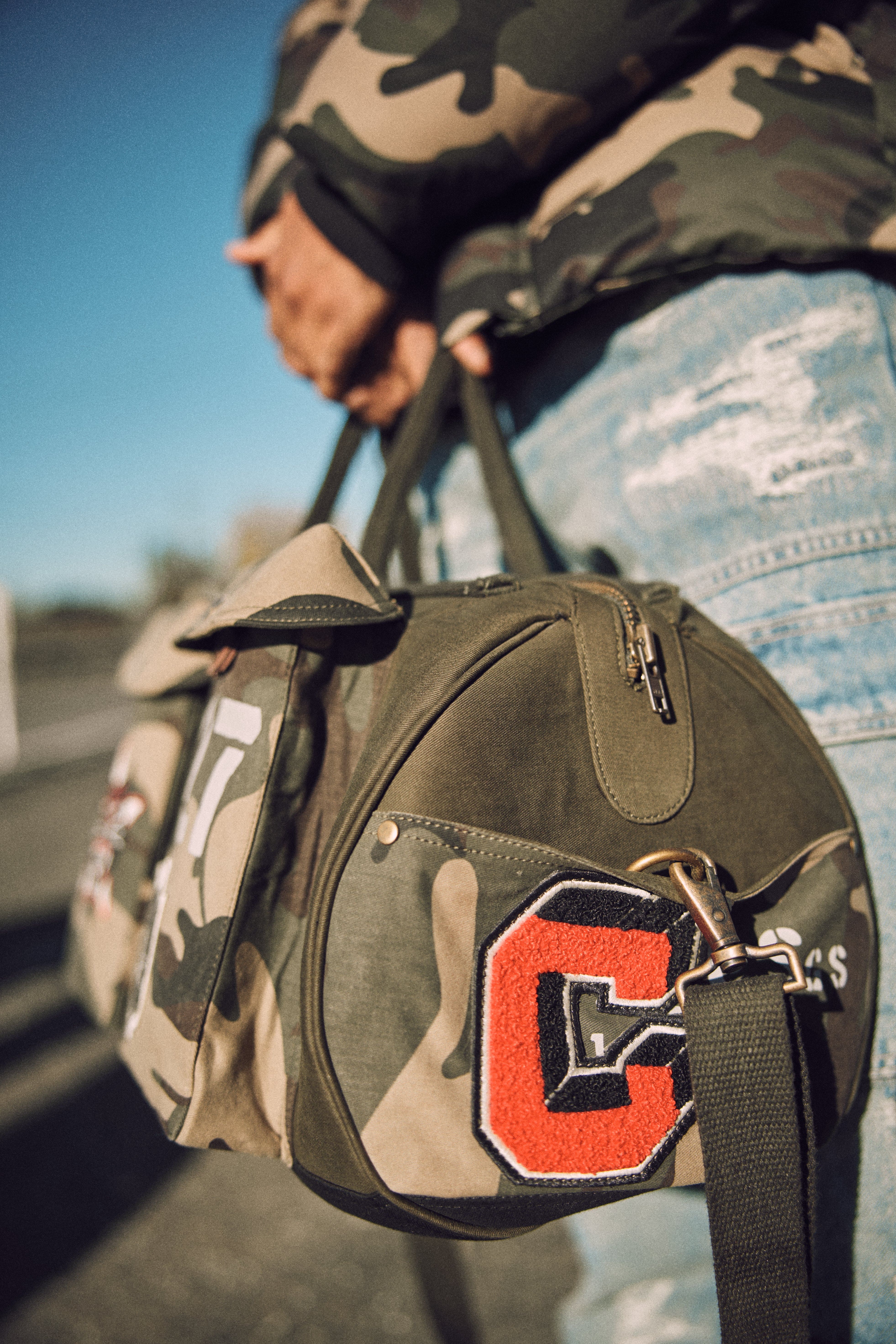 Jordan Craig Purple Heart Duffle Bag (Woodland) Woodland