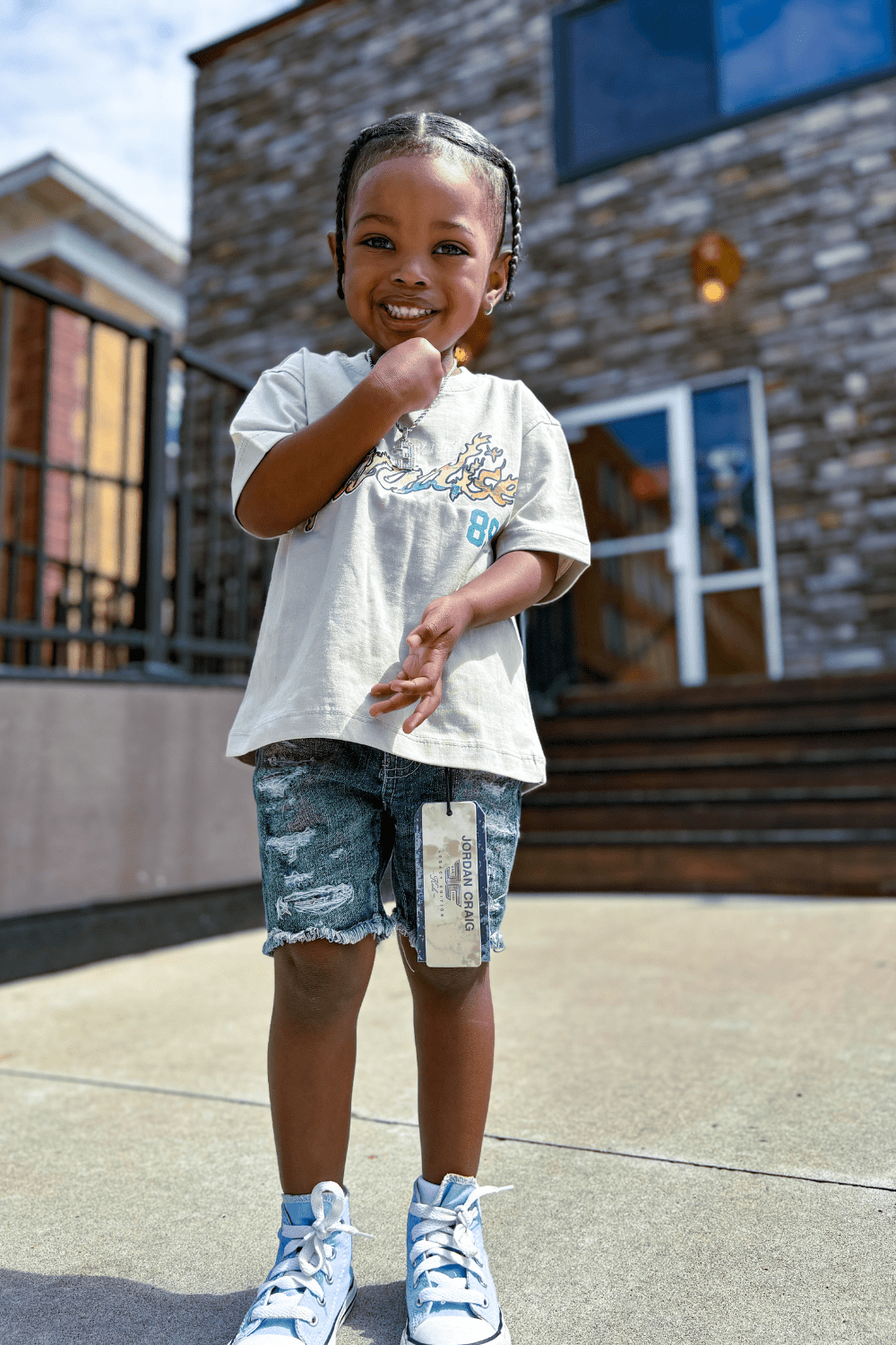 JC Kids Kids Arlington Denim Shorts