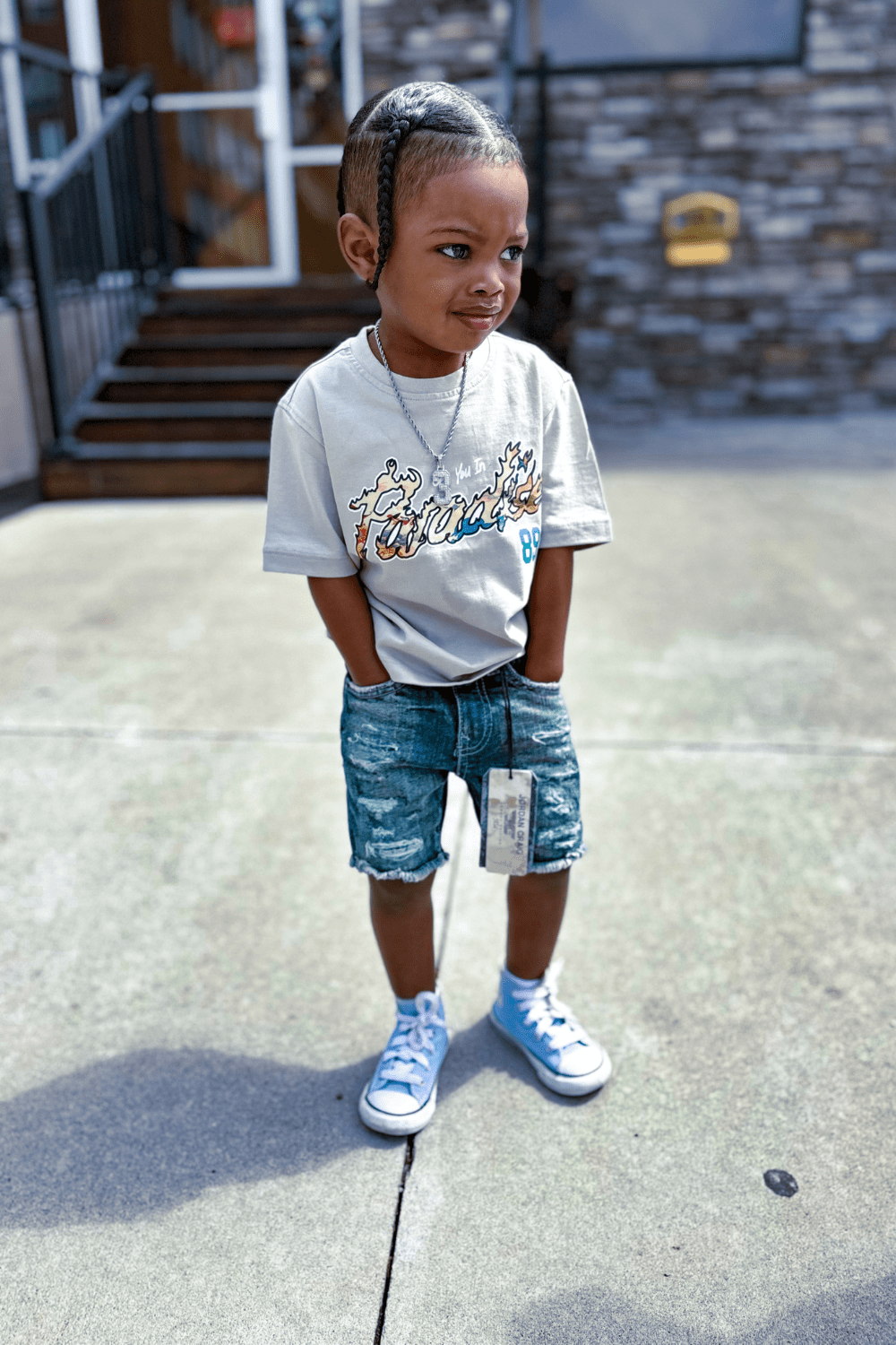 JC Kids Kids Arlington Denim Shorts