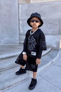 Kids 5 Borough Mesh Shorts (Black)
