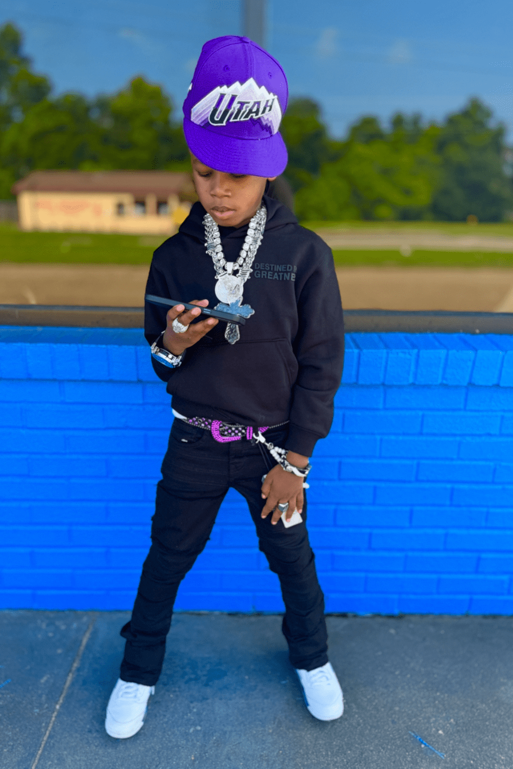 JC Kids Kids Stacked Jason Denim (Jet Black)