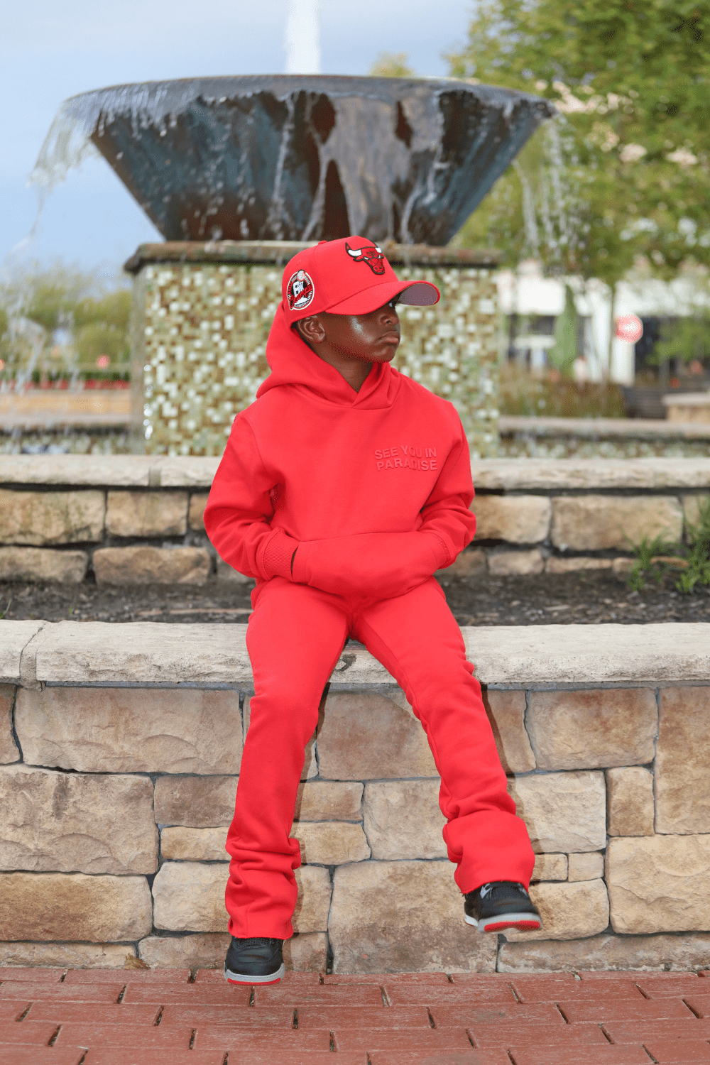 Jordan Craig Kids Hoodie Stacked Fleece Bundle (Red)