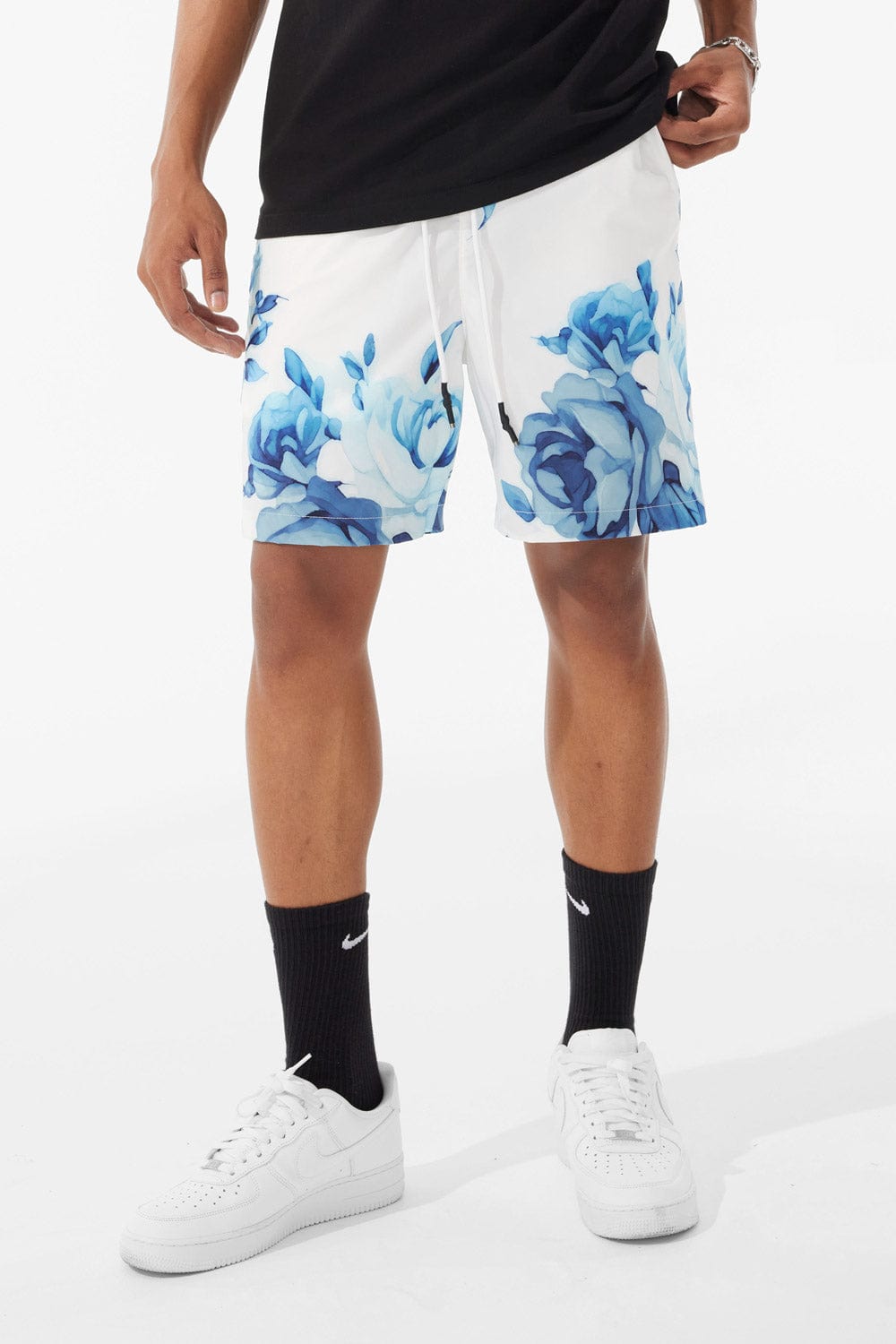 Jordan Craig Retro - Ibiza Lounge Shorts (Blue Floral)