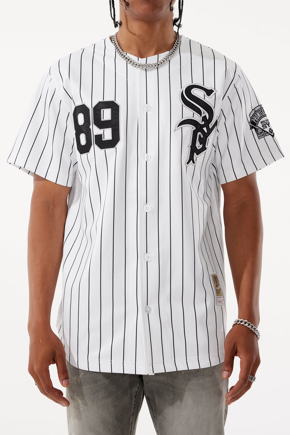 Jordan Craig Windy City Baseball Jersey (White) S / White