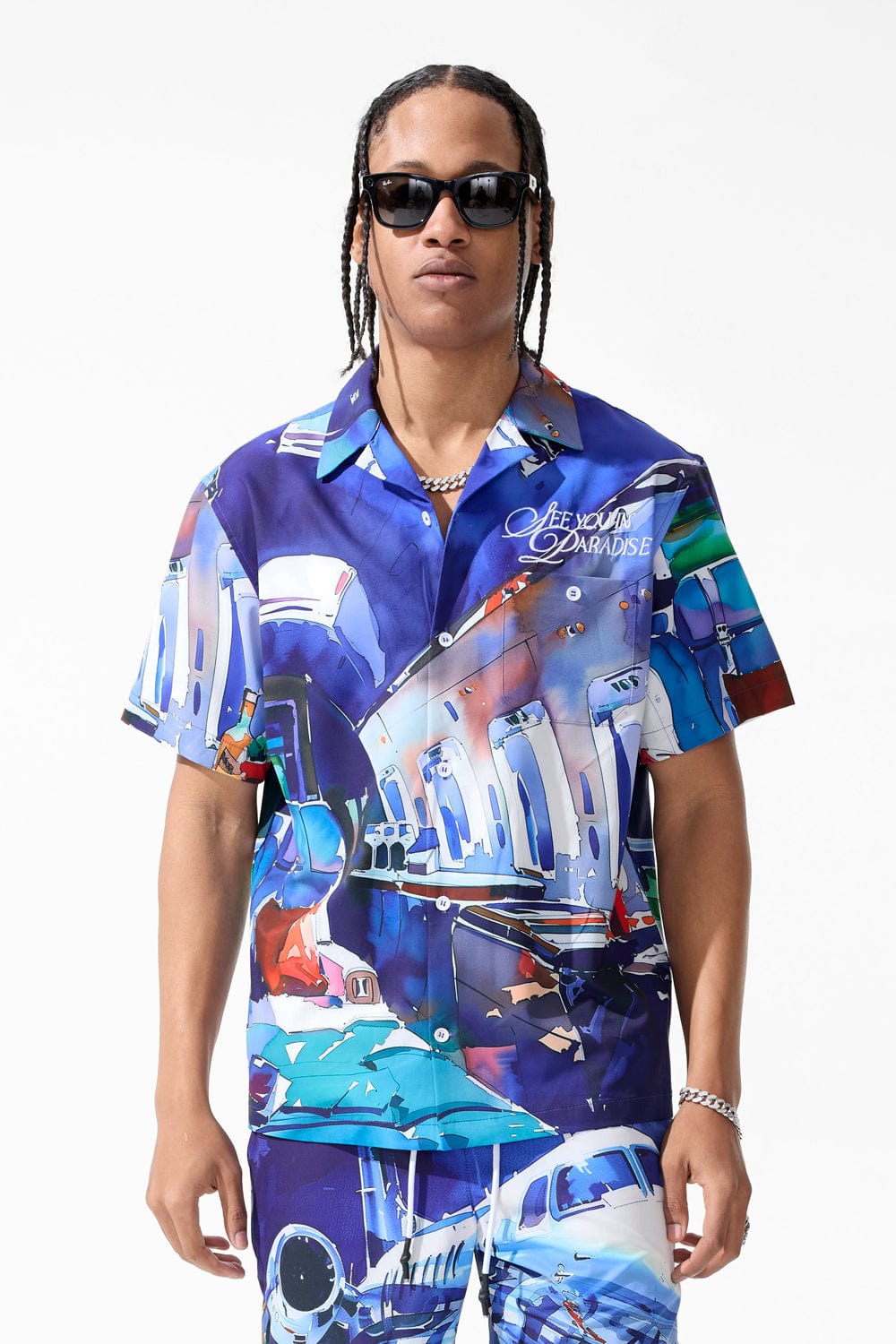 Jordan Craig Wanderlust S/S Party Shirt Mogul / S