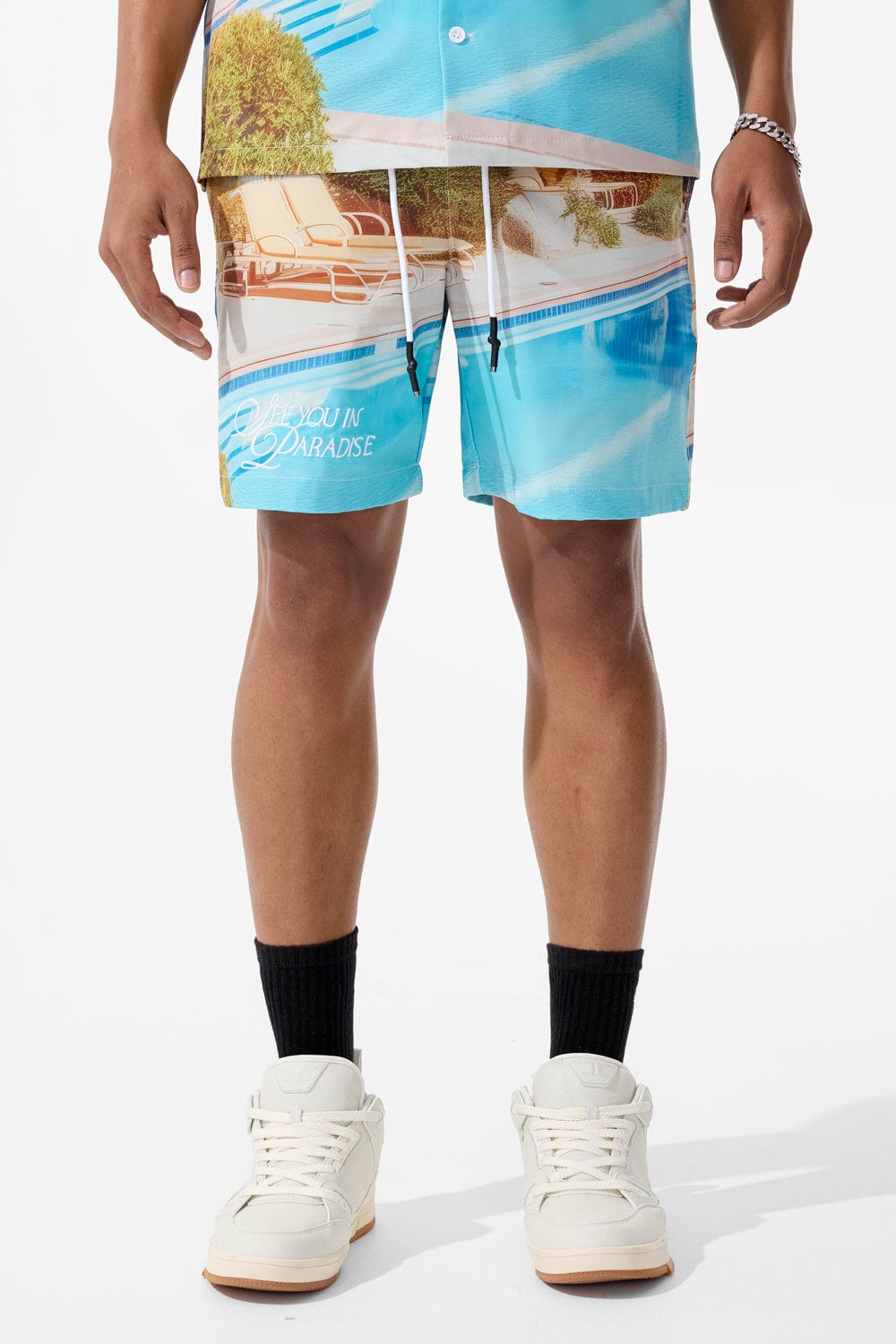 Jordan Craig Retro - Wanderlust Party Shorts Palm Springs / S