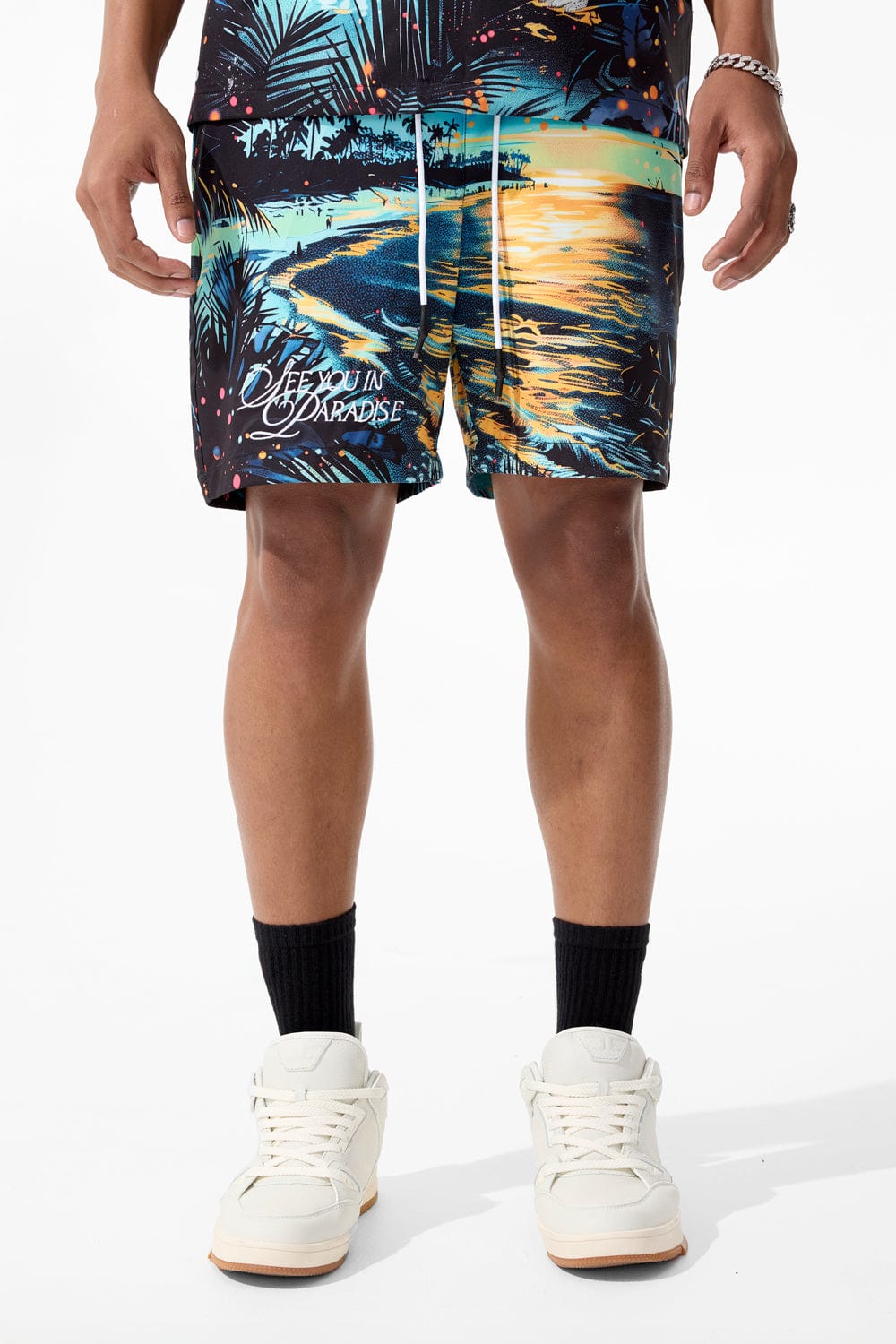 Jordan Craig Retro - Wanderlust Party Shorts Sunset / S