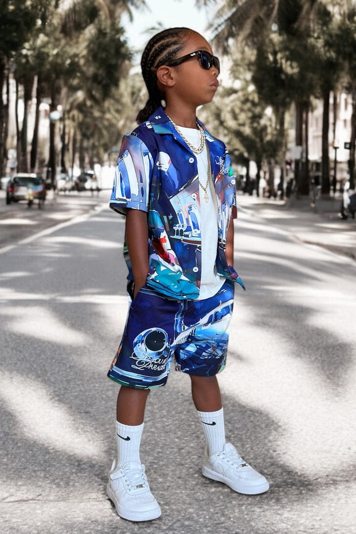JC Kids Kids Wanderlust Party Shorts