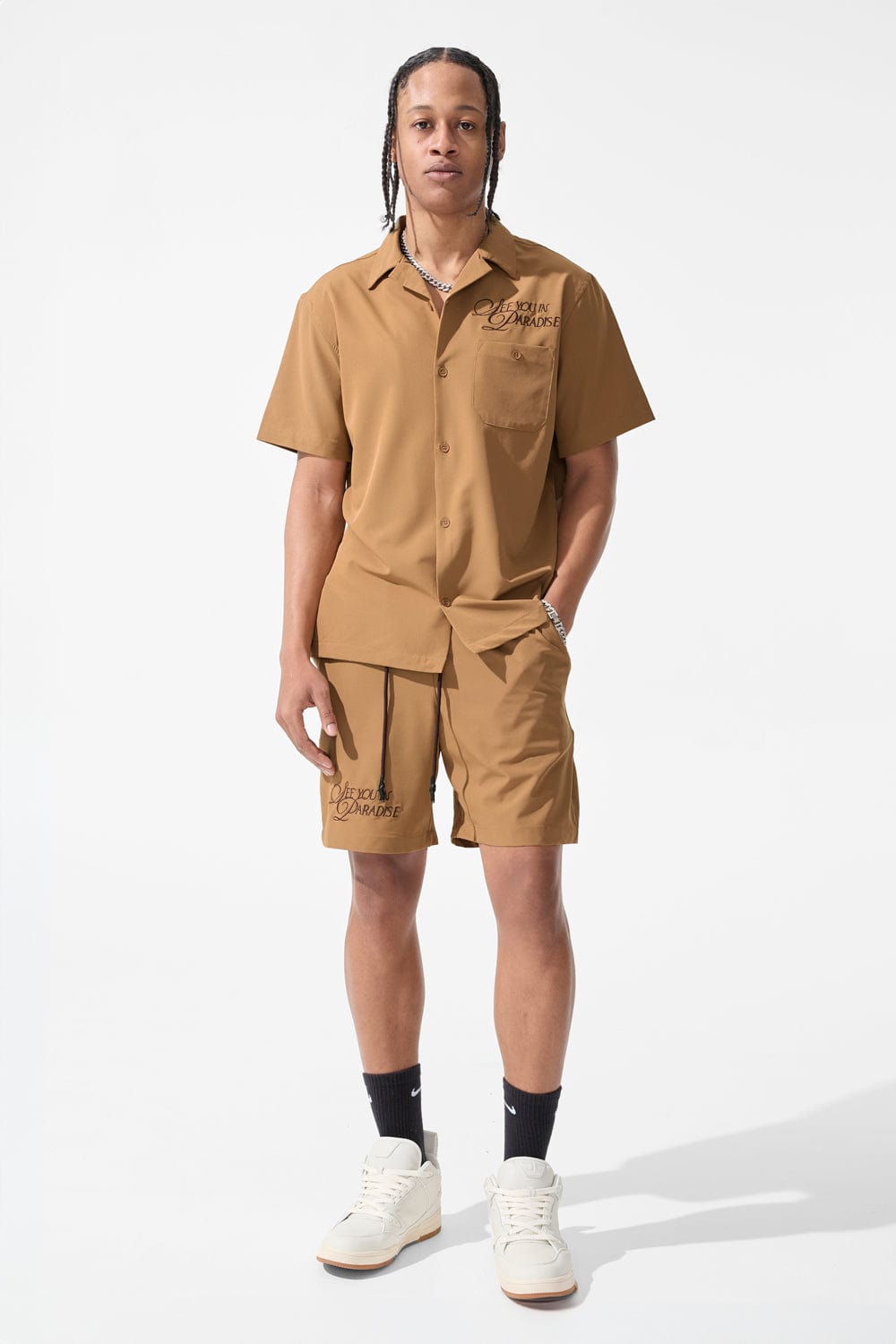 Jordan Craig Retro - Oakland Shorts (Mocha)