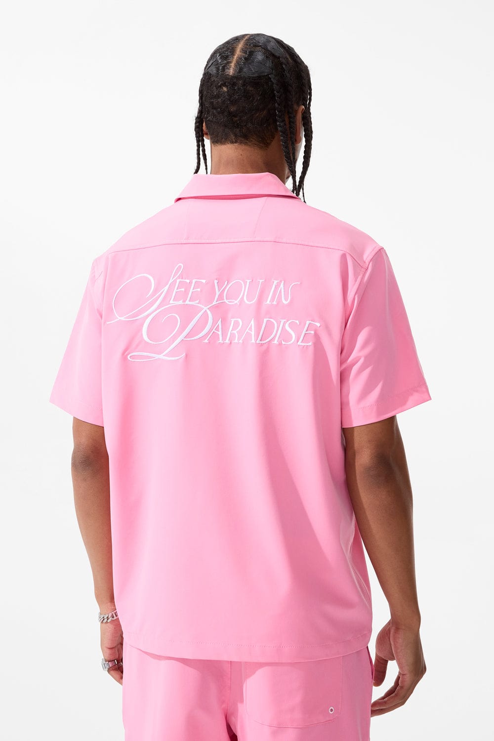 Jordan Craig Oakland Mechanic S/S Shirt (Pink)