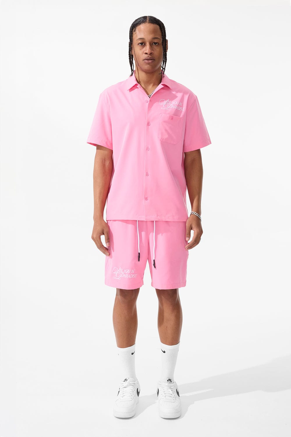 Jordan Craig Retro - Oakland Shorts (Pink)