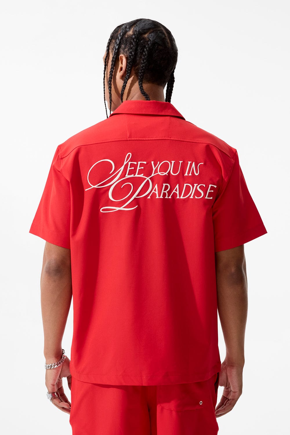 Jordan Craig Oakland Mechanic S/S Shirt (Red)