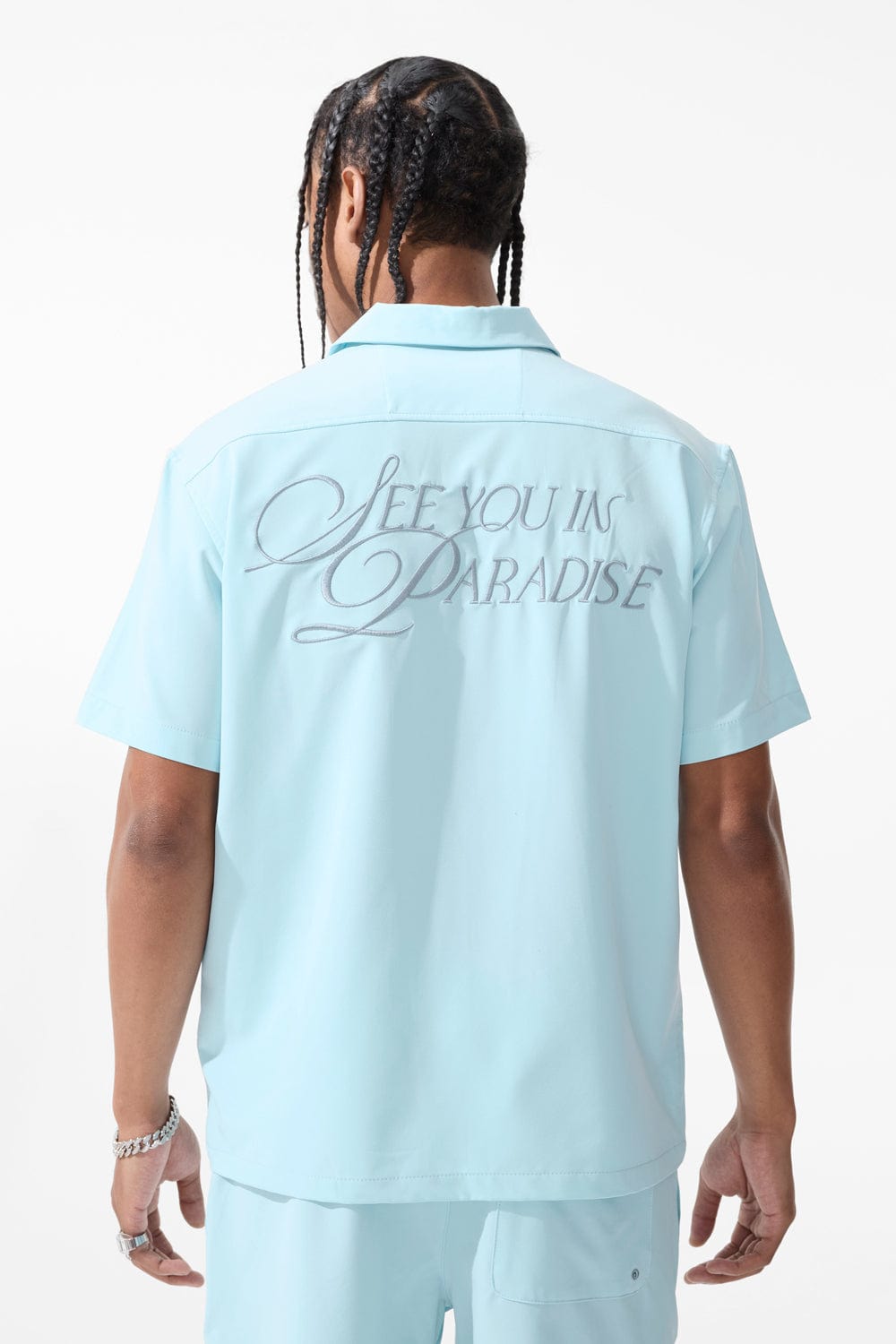 Jordan Craig Oakland Mechanic S/S Shirt (Sky Blue)