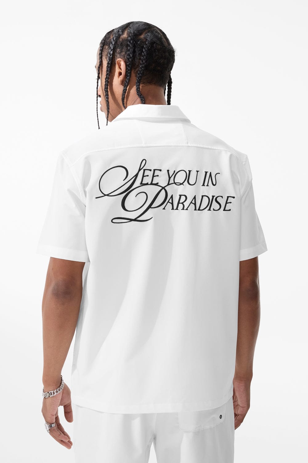 Jordan Craig Oakland Mechanic S/S Shirt (White)