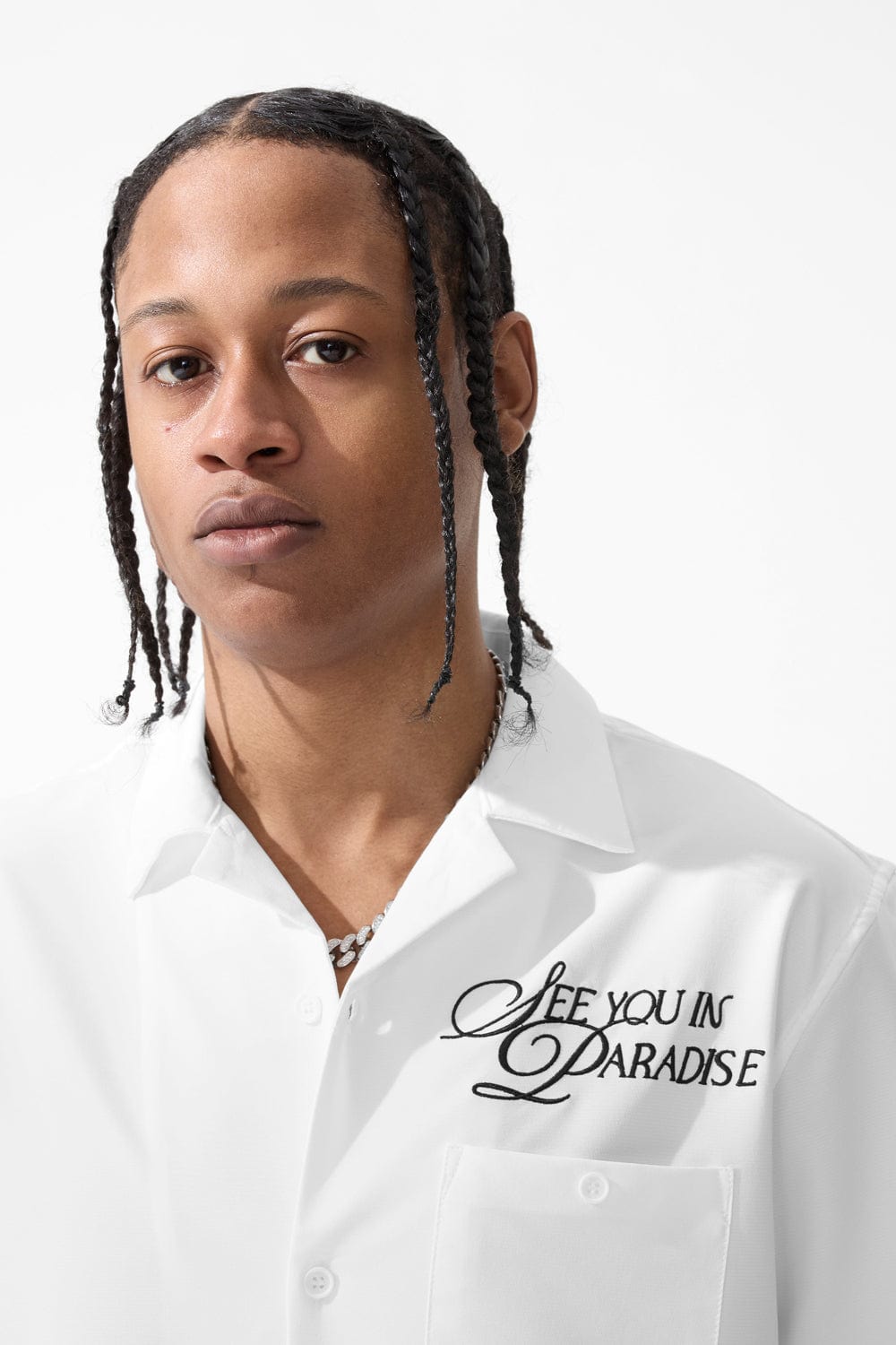 Jordan Craig Oakland Mechanic S/S Shirt (White)