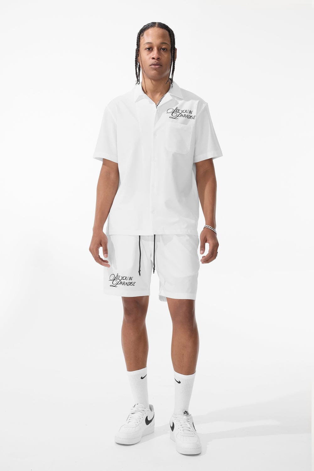 Jordan Craig Retro - Oakland Shorts (White)