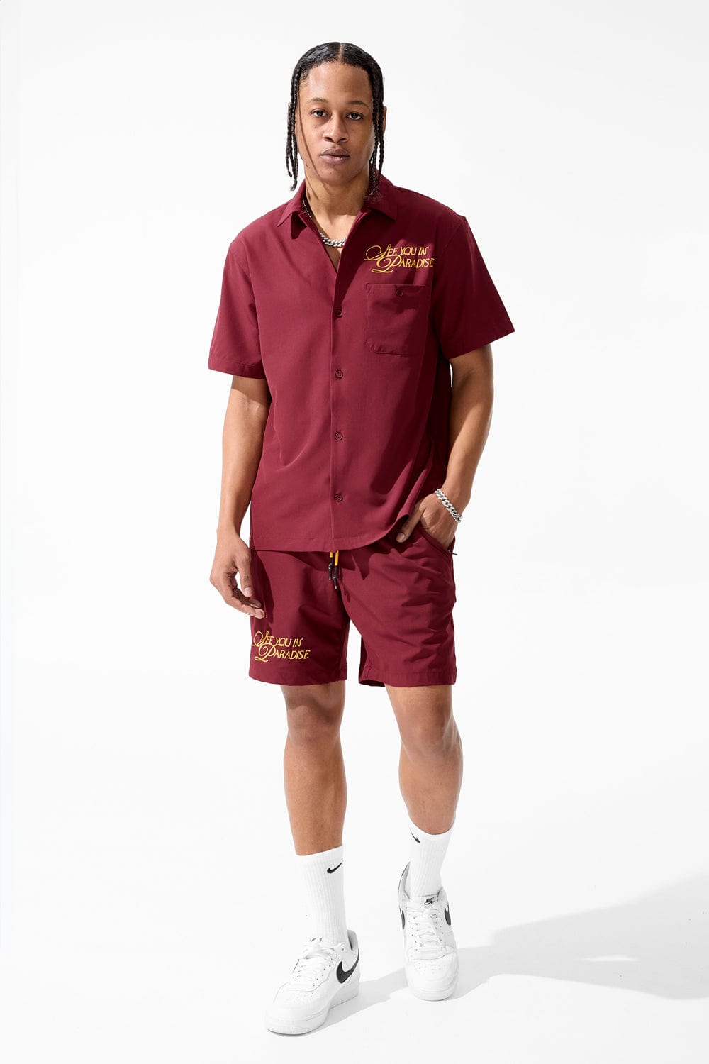 Jordan Craig Retro - Oakland Shorts (Wine)