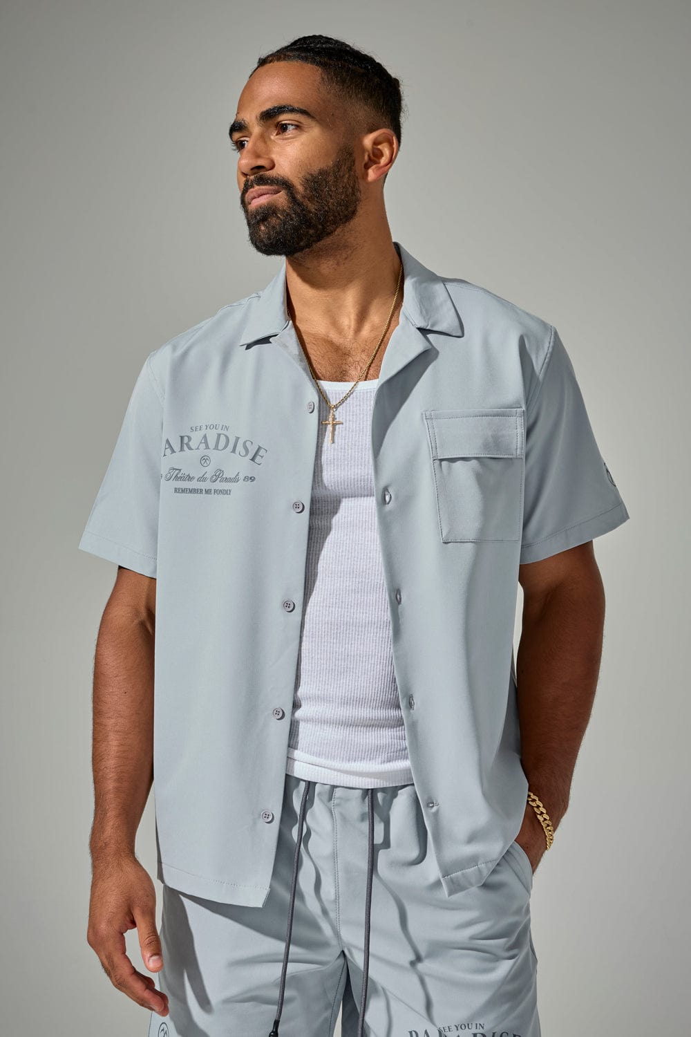 Jordan Craig El Paso Mechanic S/S Shirt Cement / S