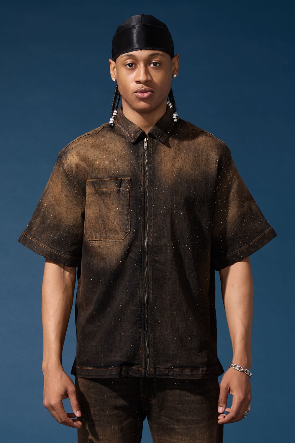 Jordan Craig Radiant Zip Up Shirt