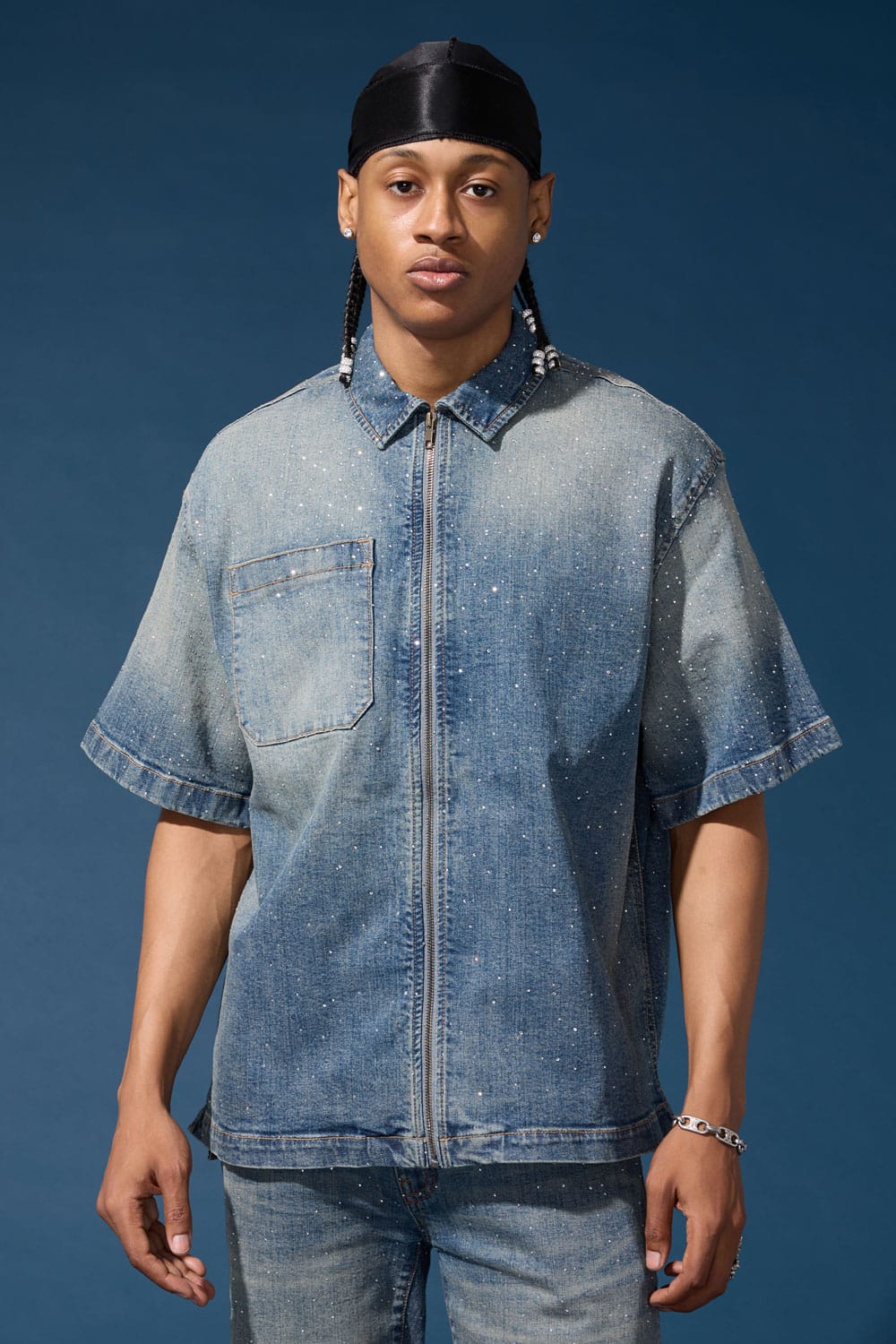 Jordan Craig Radiant Zip Up Shirt