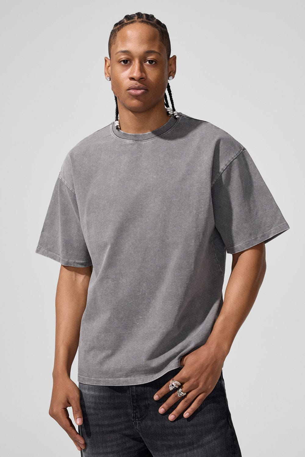 Jordan TROJANS Tシャツ グレー　大濠 Encino T-Shirt