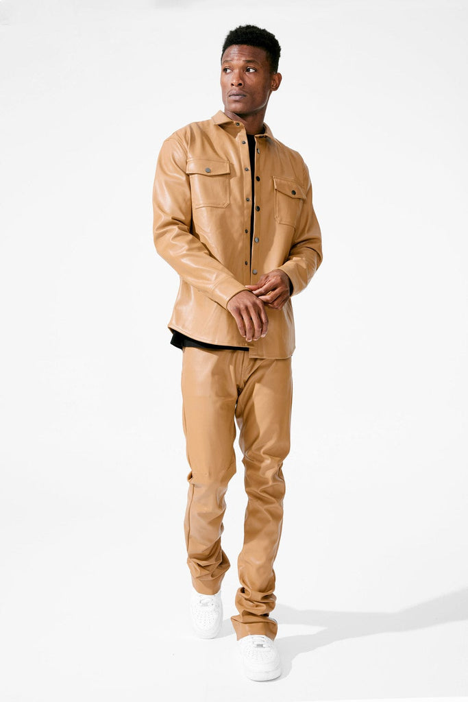 Jordan Craig Thriller Button Up (Mocha)