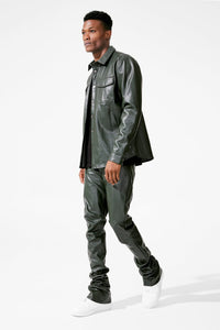 Ross Stacked - Thriller Pants (Olive)