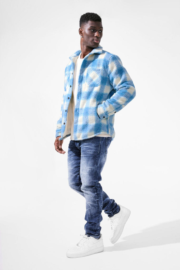 Jordan Craig See You In Paradise Flannel Shacket (Blue)