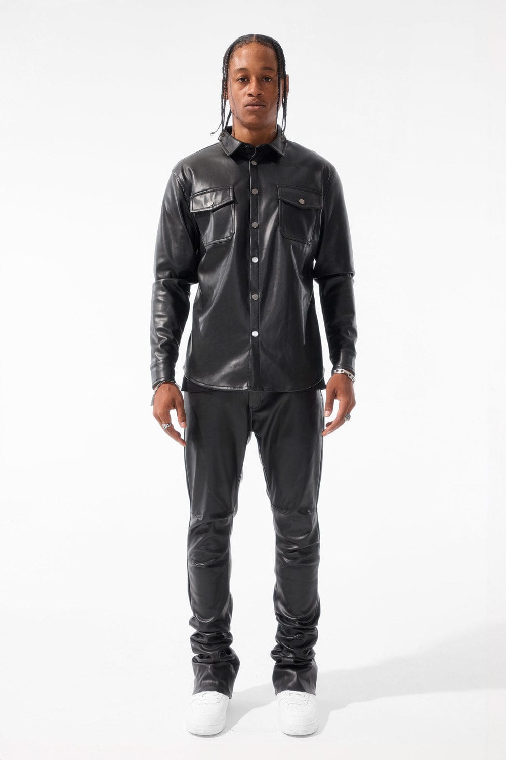 Thriller Button Up (Black)