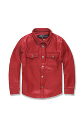 Kids Thriller Button Up (Red)