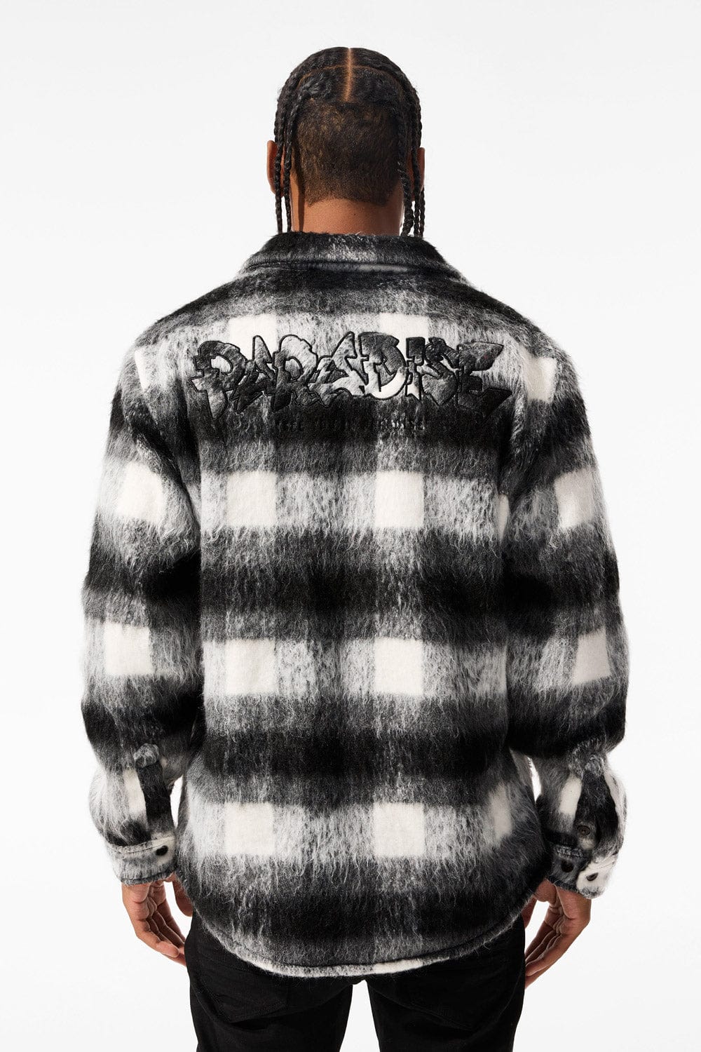 Jordan Craig Vandal Flannel Shacket (Black)