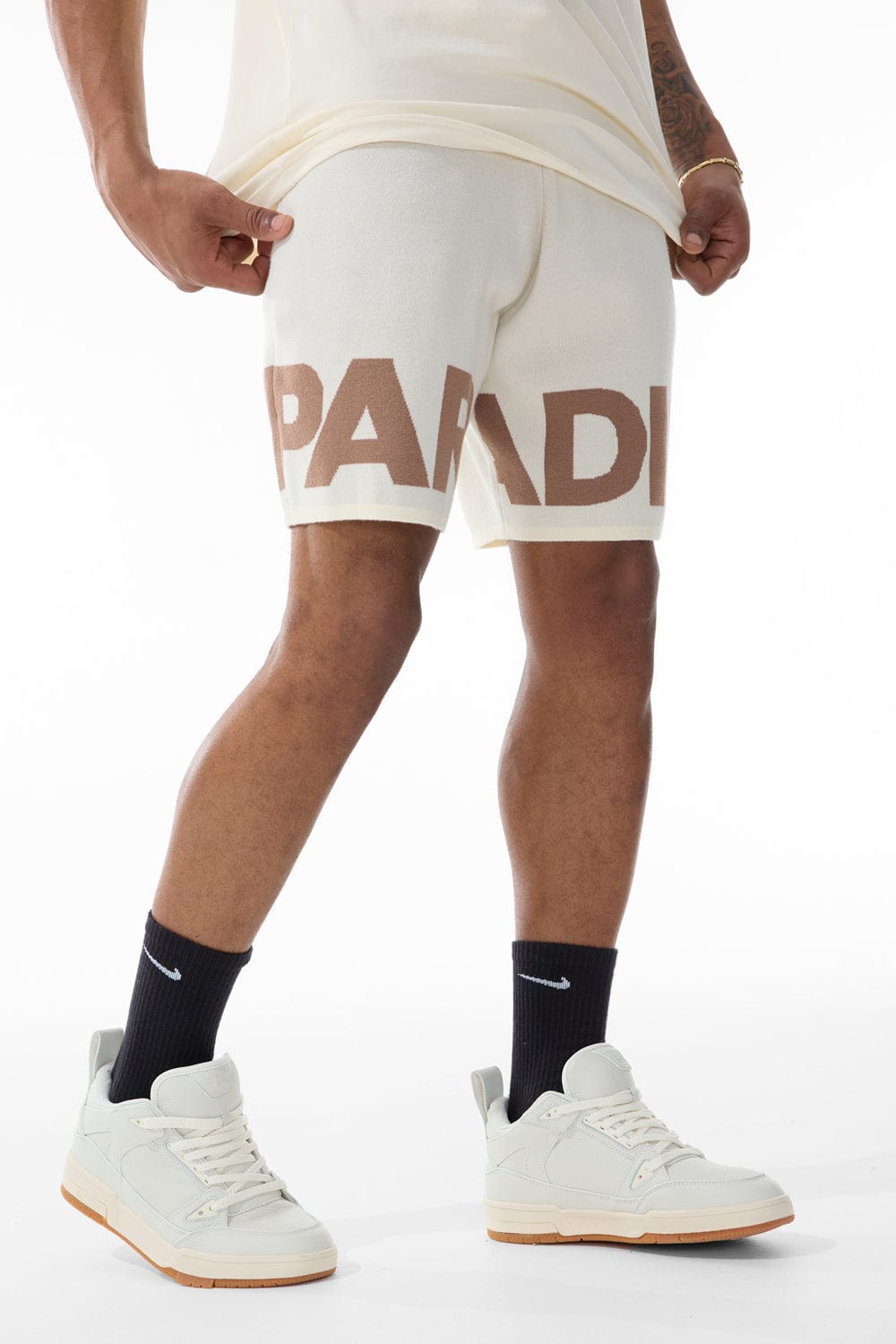 Jordan Craig Retro - Paradise Knit Shorts (Cream)