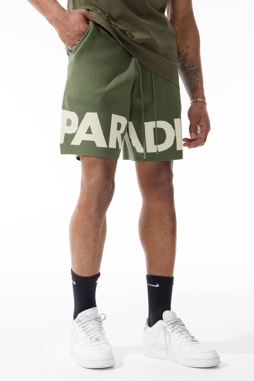 Jordan Craig Retro - Paradise Knit Shorts (Olive)