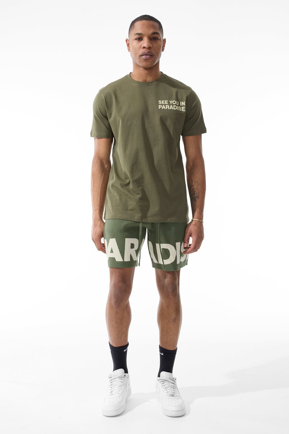 Jordan Craig Retro - Paradise Knit Shorts (Olive)