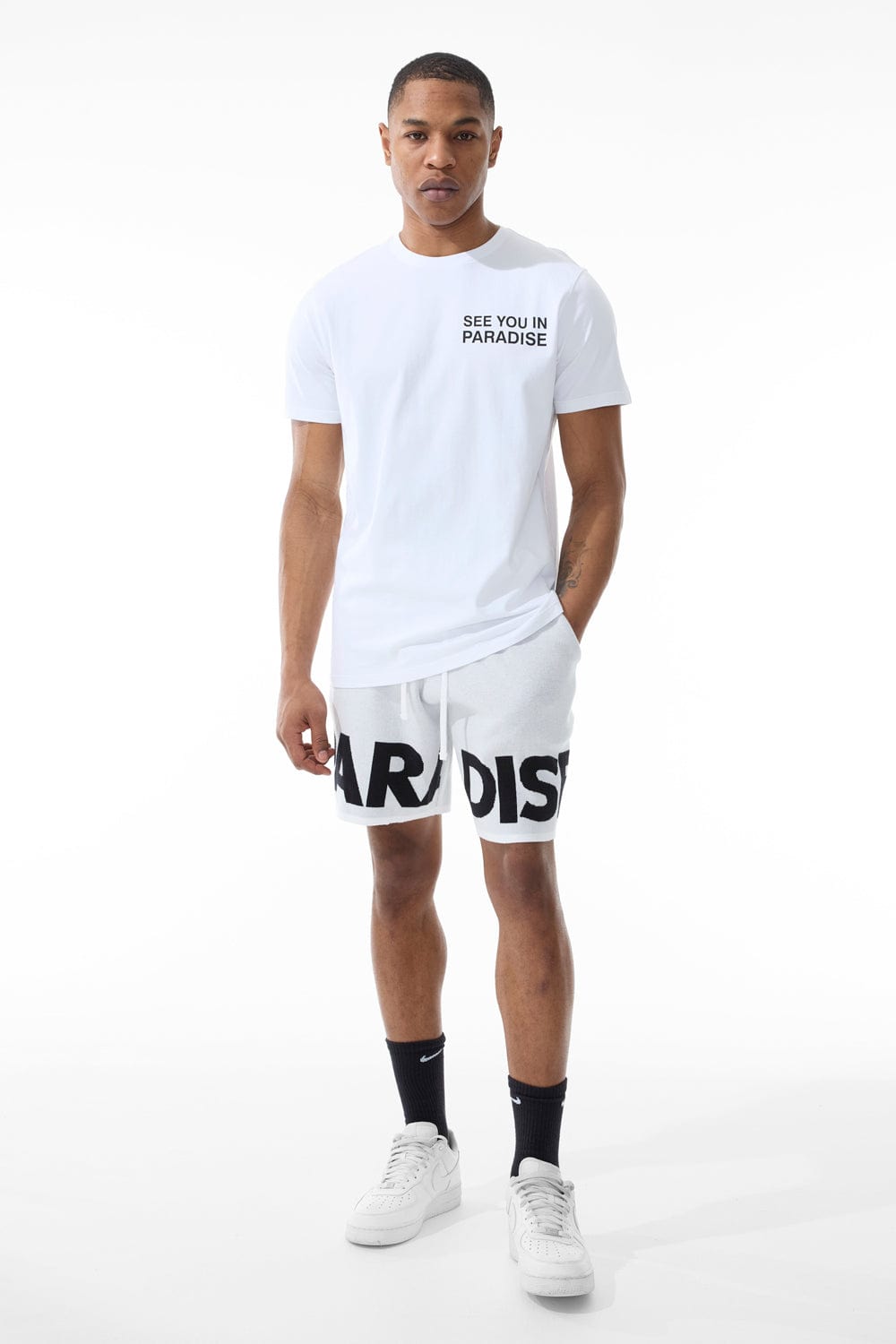 Jordan Craig Retro - Paradise Knit Shorts (Ivory)