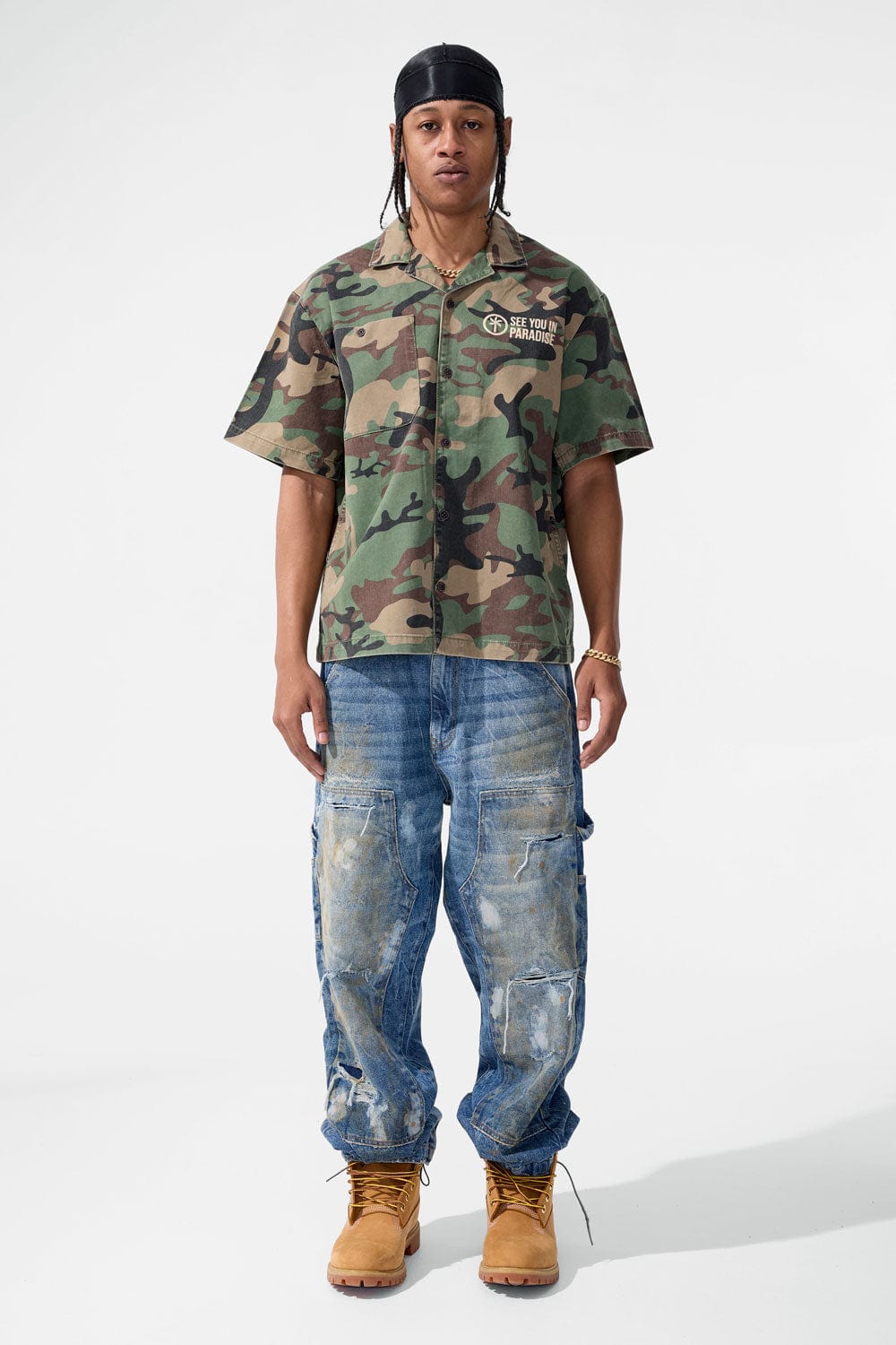 Jordan Craig SYIP Vintage S/S Work Shirt (Vintage Camo)