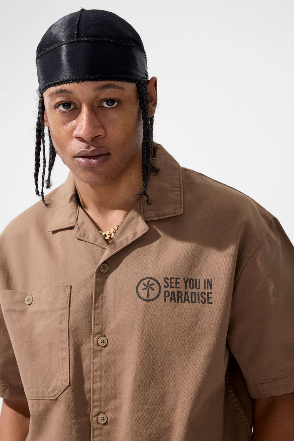 Jordan Craig SYIP Vintage S/S Work Shirt Khaki / S