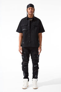 Infantry Division S/S Work Shirt (Black)