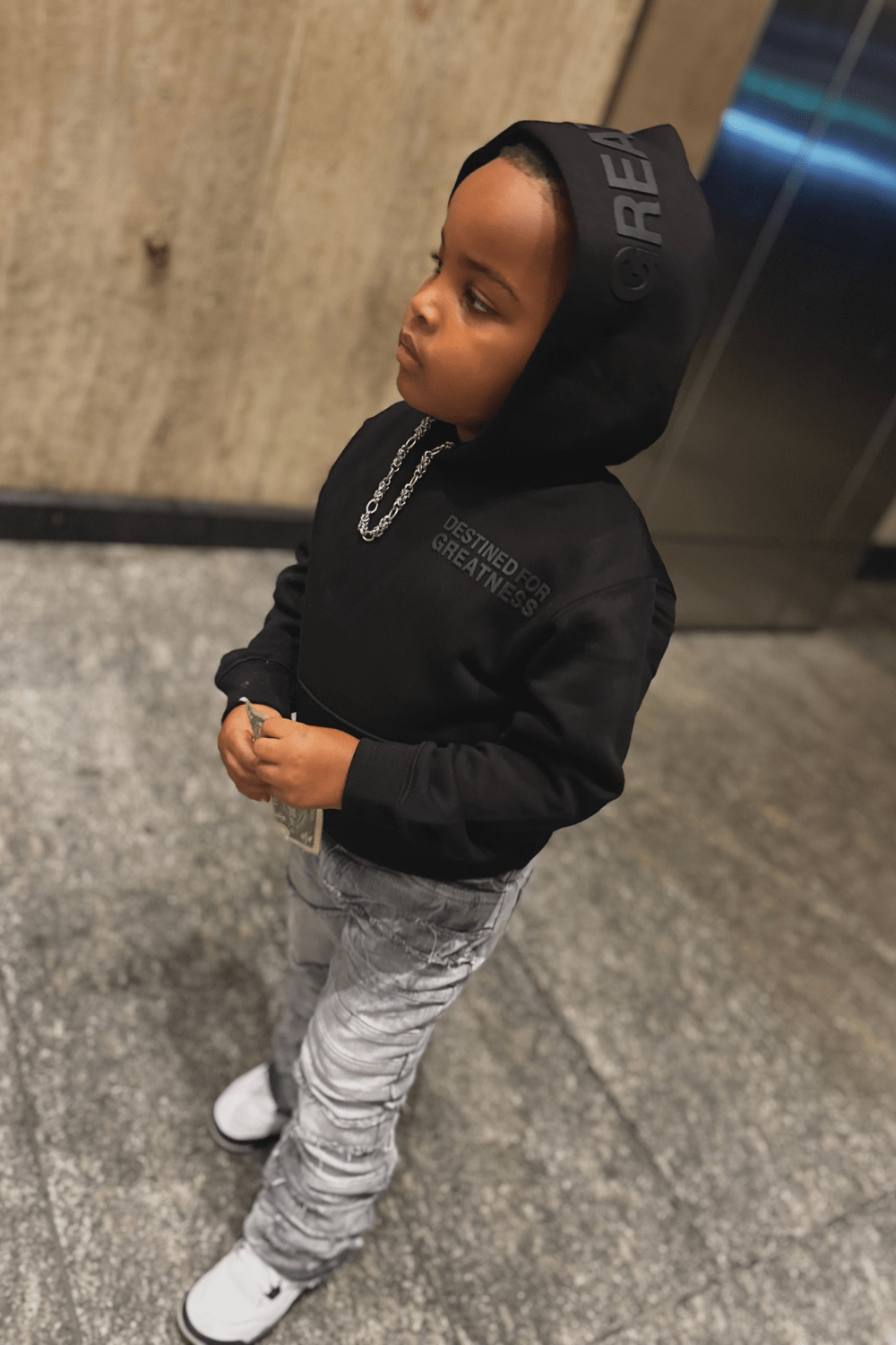 JC Kids Kids Stacked Jason Denim (Cement Wash)