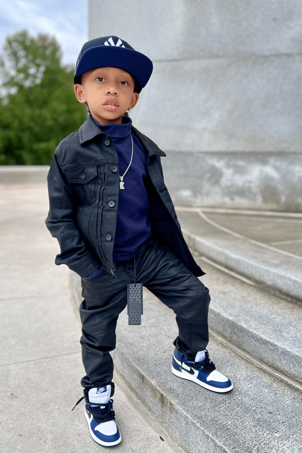 JC Kids Kids Smooth Criminal Denim (Jet Black)