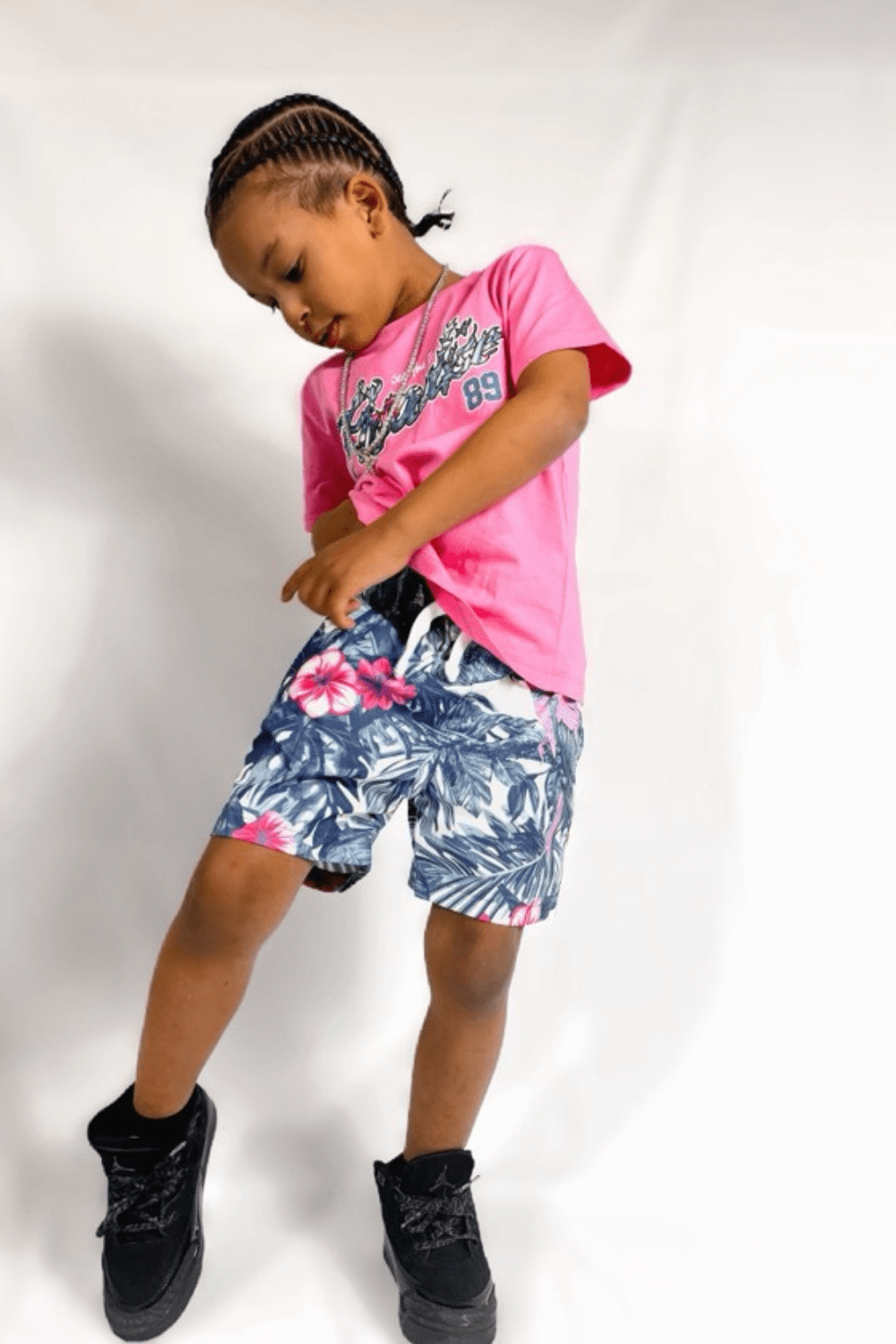 JC Kids Kids Ibiza Lounge Shorts (Rainforest)