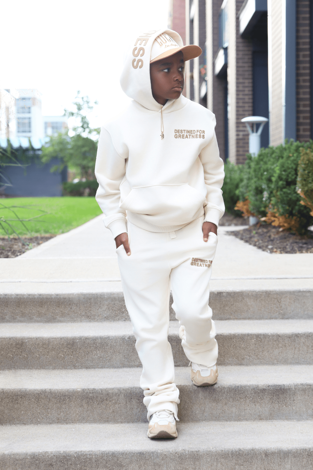 Jordan Craig Kids Destined For Greatness Fleece Bundle (Bone)