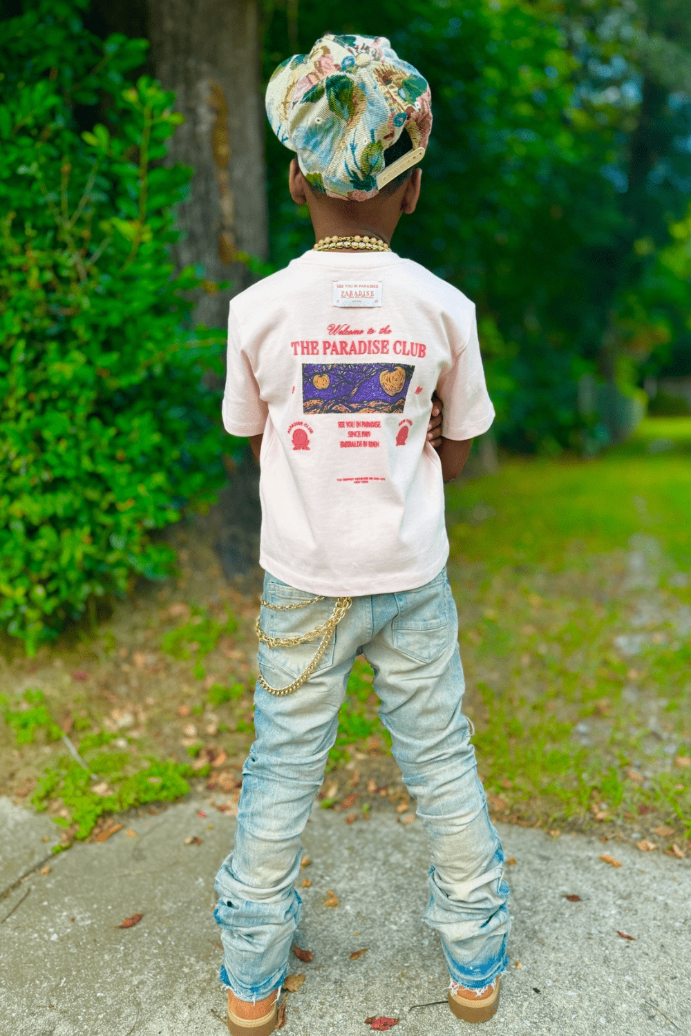 JC Kids Kids Emeralds in Eden Boxy T-Shirt