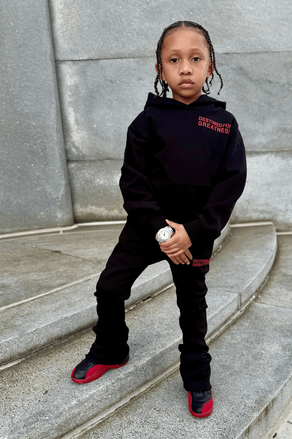 Jordan Craig Kids Destined For Greatness Fleece Bundle (Crimson)