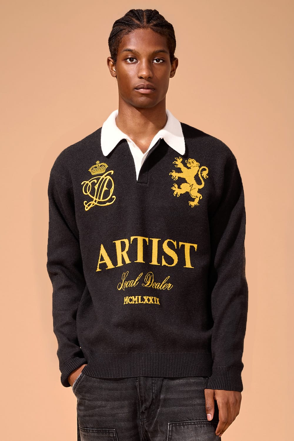 Jordan Craig Artist Knit Sweater Black / S