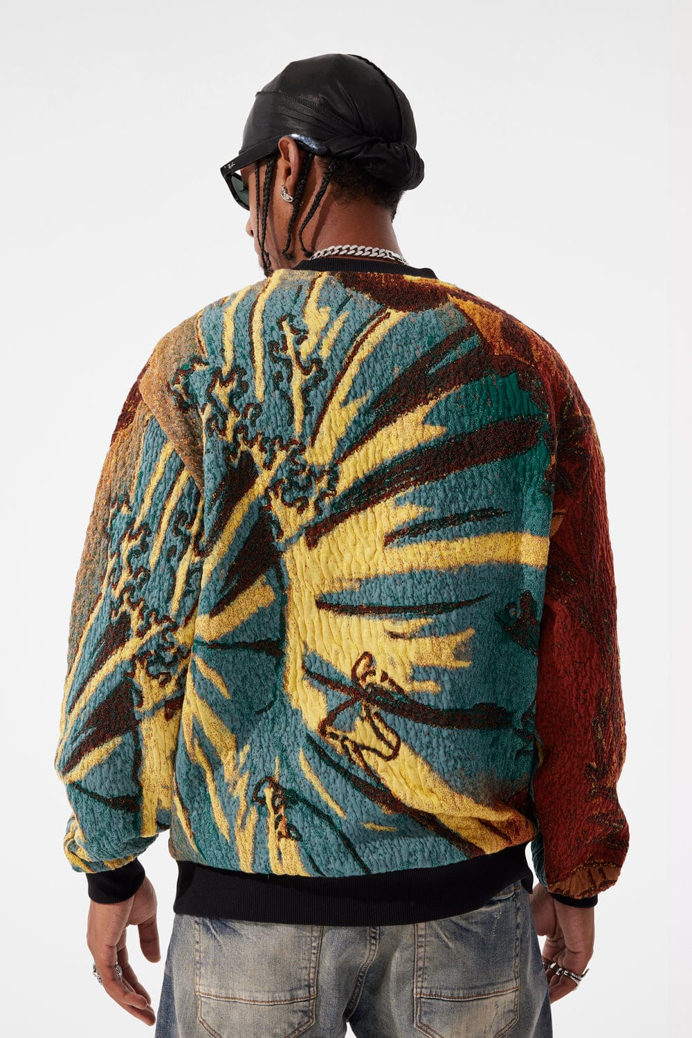 Jordan Craig Silk Road Crewneck Sweater (Gold Dragon)