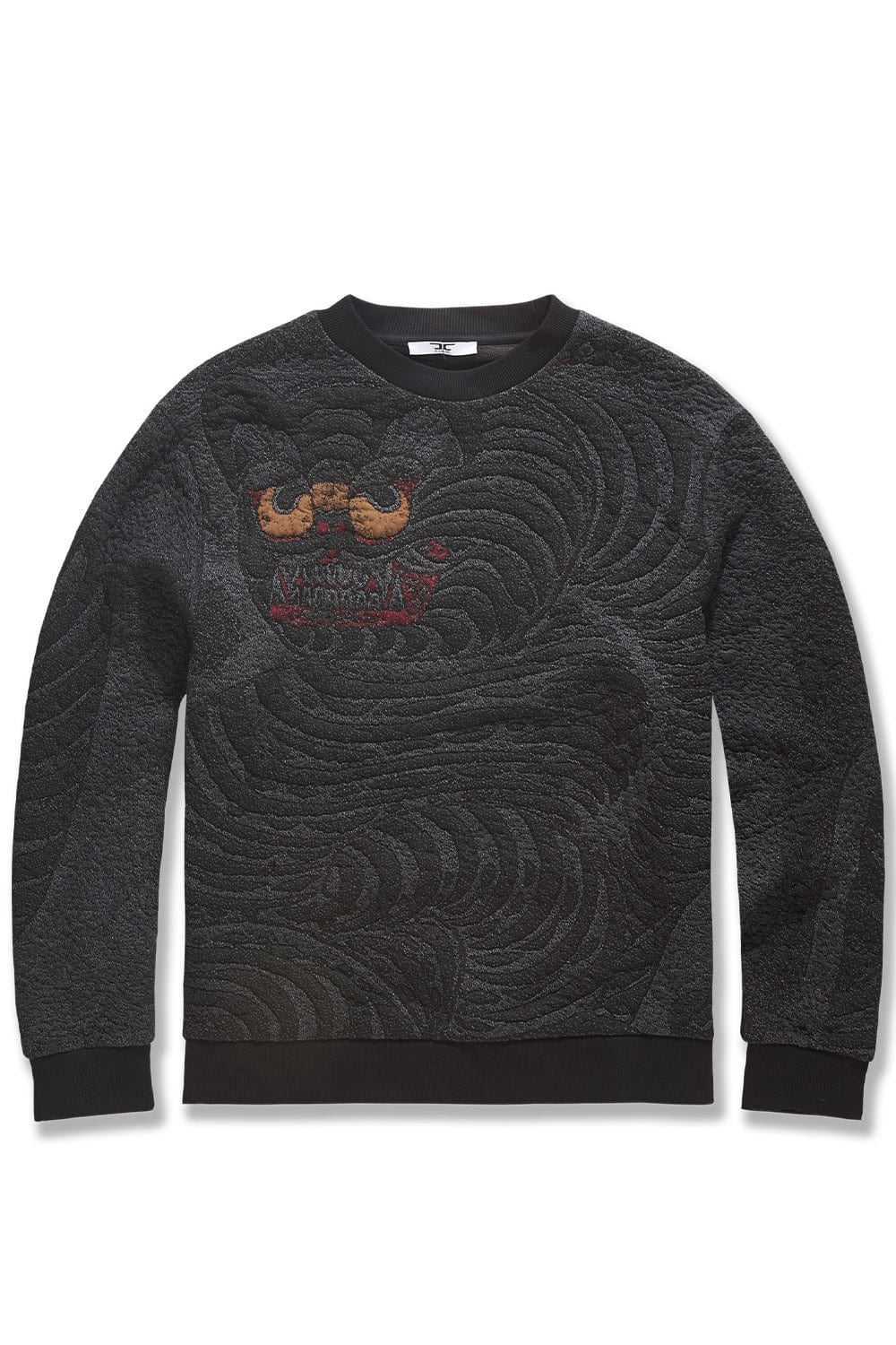 Jordan Craig Silk Road Crewneck Sweater (Black Dragon) S / Black Dragon