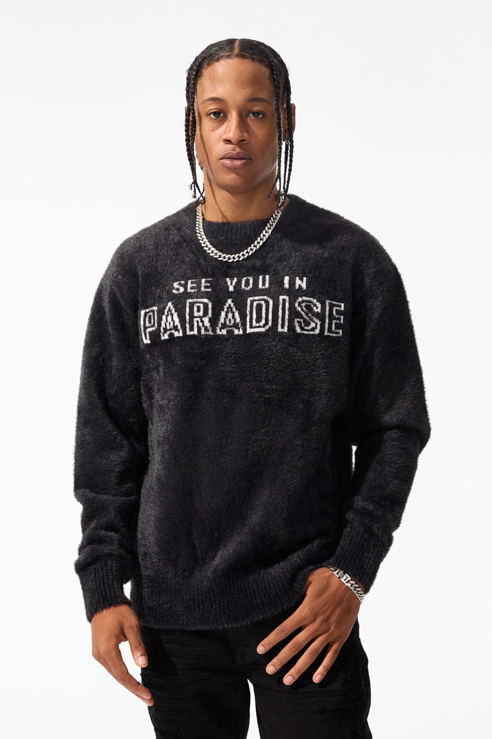 Jordan Craig Lexington Crewneck Sweater (Black) S / Black